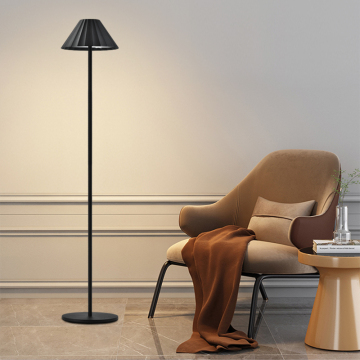 Energy-Saving LED Floor Lamp with USB Battery, Cordless Aluminum Design