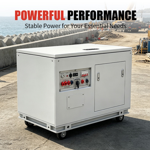 Generador de gasolina AVR de 10 KW cerrado