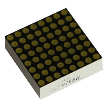 8 x 8 Dot-matrix LED Display, Available in Red/Green/Yellow/Blue, Suitable for Elevator Display