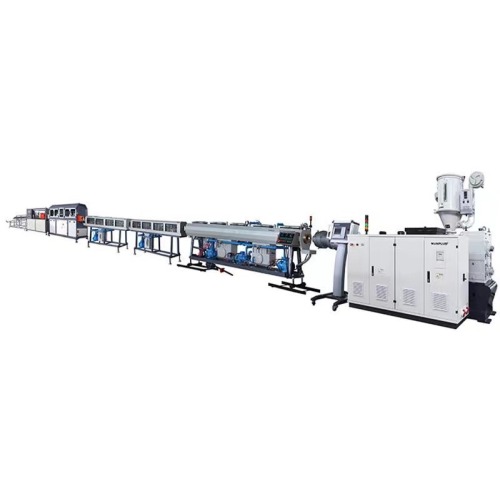 PLC control PE plastic pipe extrusion line