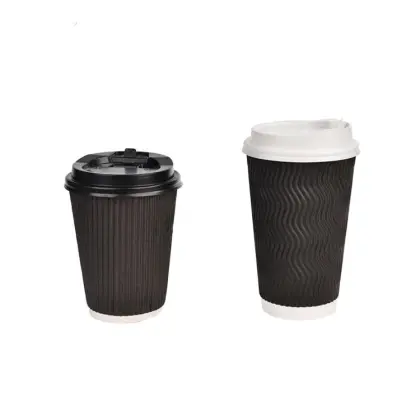 Unique Design Ripple Wall Paper Coffee Cup
