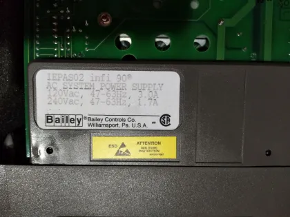ABB IEPAS-02 BAILEY CONTROLS AC SYSTEM POWER SUPPLY