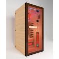 Salão de sauna infravermelho distante interno para uma pessoa