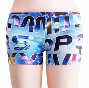 2014 fashion trend sublimation print women lady girl breeches