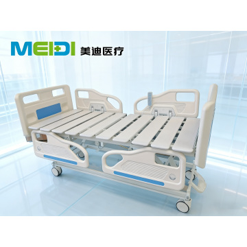 Luxury 5-Function Electric Hospital Bed with PP Bed Board, Medical Nursing Bed
