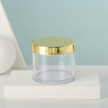 Golden Frosted PETG Jars - Cosmetic Packaging Containers 100g 200g 250g