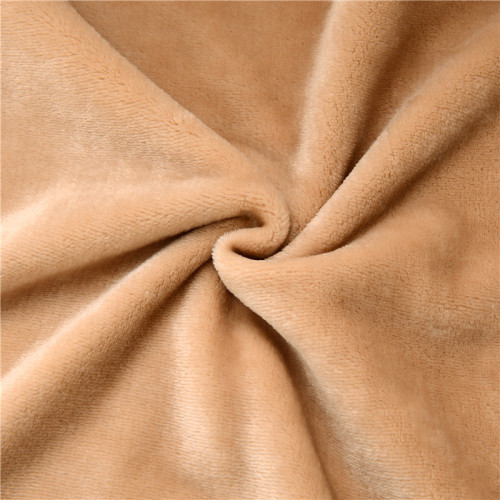 Varumärke varm polyester mikrofiber Velsoft korall fleece tyg