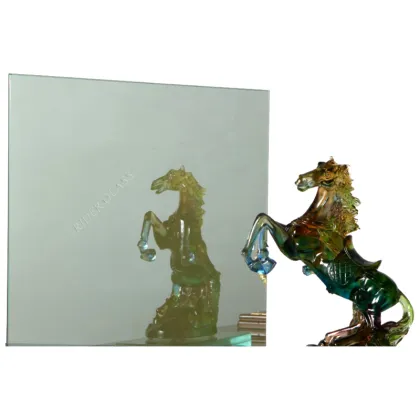 3-6mm Ocean Green Reflective Glass