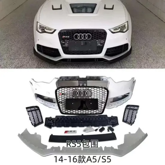 Rs5 Style Body Kit with Front Bumper Grille for Audi A5 B8 2013-2016