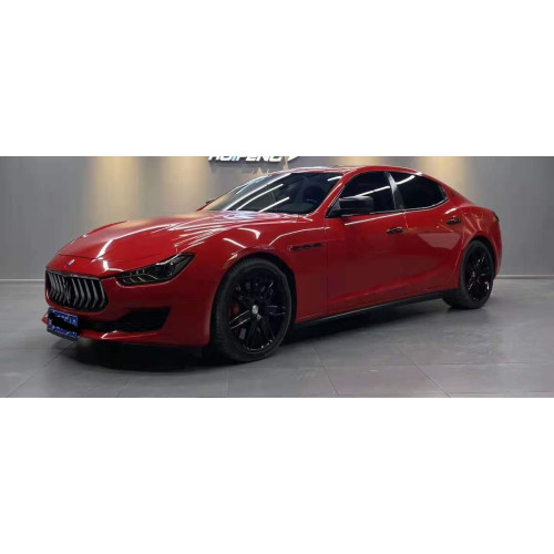 Silicone Coated Crystal Deep Red Car Vinyl Wrap