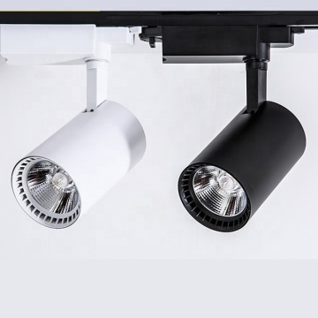 3 fil Modern Commercial Track Lighling Spot Light avec un angle d'angle réglable LED LEAT