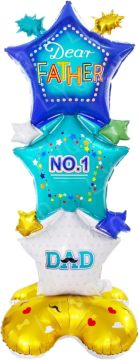 Standing Father's Day Aluminum Foil Balloon