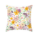 Organic Cotton Cushion Covers 45*45cm Polyester Fiber Floral Lattice Pillowcase Manufactory