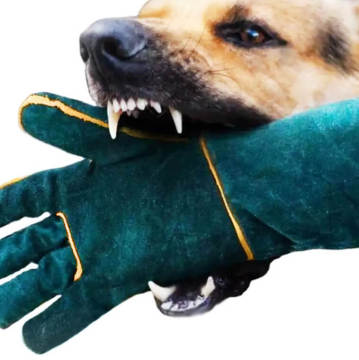Hot Sale Dog Bite Protection 60cm Gloves - Bite-Proof Reinforced Leather Animal Handling Gloves