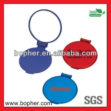 new designed cute small plastic pocket mirror