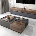 Modern minimalist TV cabinet coffee table