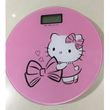 lovely design tempered glass personal weighing balance