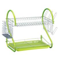 2 Tier Dish Rack With Cup Holder