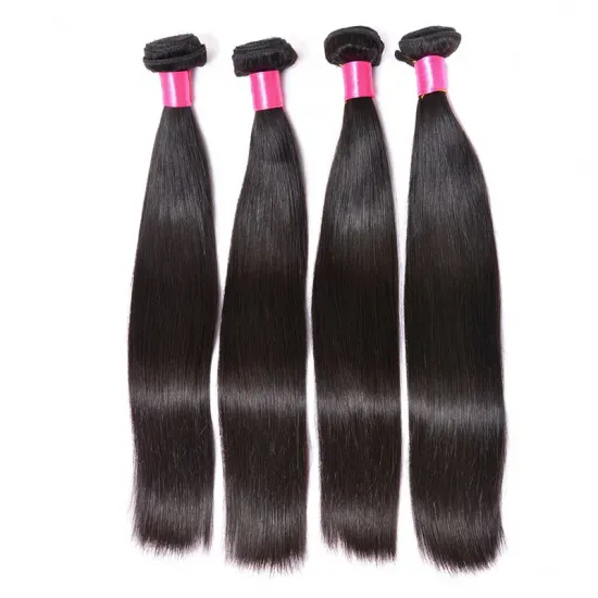 Remy Human Hair Straight Mink Bundles,100% human hair bundles with closures ,Brazilian Hair Weave Unprocessed Human Hair Bundle