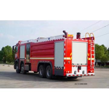 Benz 8X4 6000L water fire engine truck