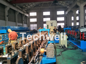 85mm Shaft Diameter Cable Tray Roll Forming Machine With GI or Carbon Steel Raw Material
