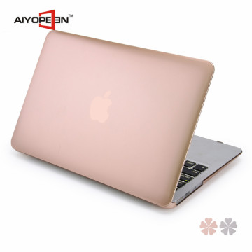 Hot sales fashion slim case durable laptop golden color case for macbook air 13 inch