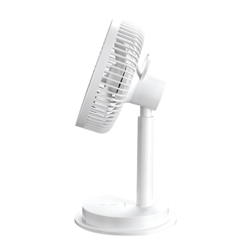 Portable USB Rechargeable Desk Fan High Capacity with Light