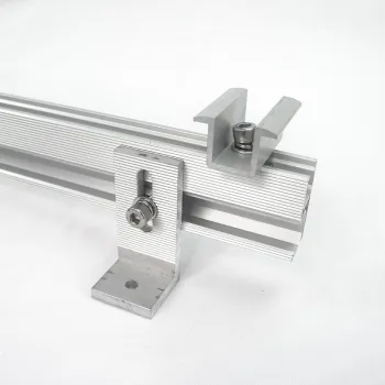 Photovoltaic Solar Panel Mounting System: Aluminium Rails and Accessories for Efficient Installation