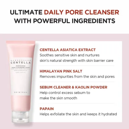 SKIN1004 Madagascar Centella Deep Cleansing Foam: Korean Wholesales for Skin Care - 125ml