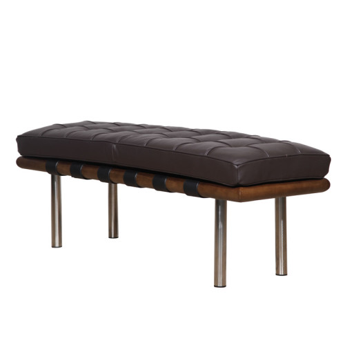 Modern Long Wooden Bench Best Modern Barcelona Bench 2 Seater Factory