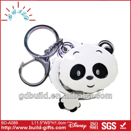 acrylic Skullcandy cosmetic mirror keychain