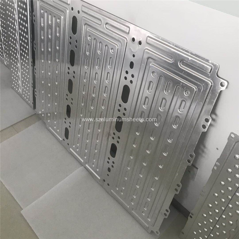 3003 Brazed aluminium water cooling plate design develop