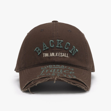 Cappello da baseball da ricamo 3D con bordo curvo per uomini - cappello di protezione solare per feste, casual, viaggi e ciclismo