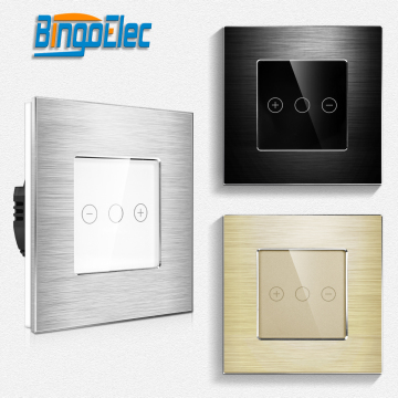 Bingoelec Tuya Touch Screen Intelligent Wall Power Smart Dimmer Switch Wifi