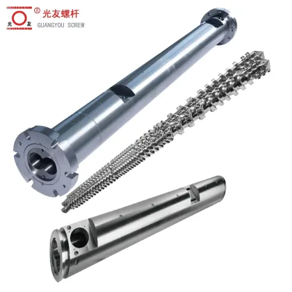 Cincinnati Argos Bimetal Twin Screw and Barrel for PVC Pipe Extrusion