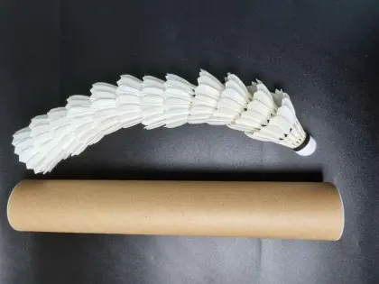 Nature White Goose Feather Badmintons