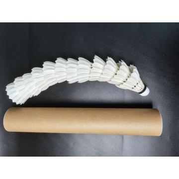 Nature White Goose Feather Badmintony