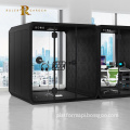 Modern Soundproof Meeting Booth: Acoustic Work Pod for Study and Recording