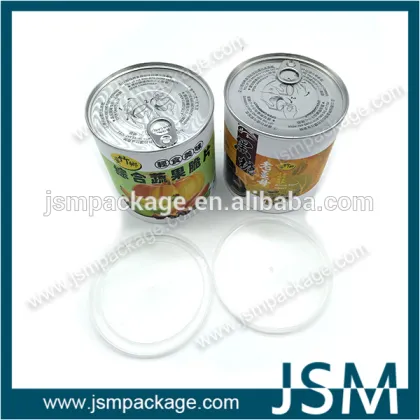 Easy open end paper cans for milk powder packaging
