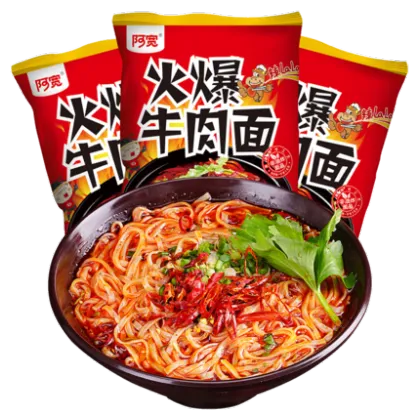 Delicious Sichuan Spicy Flavor Beef Instant Noodle