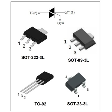 1-3MA 800V TO-92 ZO0607MA Triac