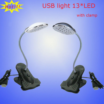 USB Booking Light with Clamp
