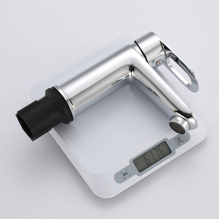 Single Hole Electroplated Basin Mixer