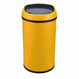 Automatic Sensor Trash Can with 12L and 4 x AA Batteries, Dustbin Lid Open by Infrared Sensor