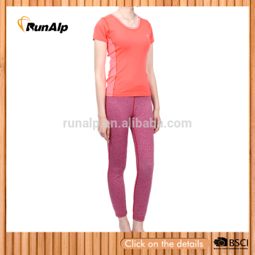 women fitness yoga pants with solid color