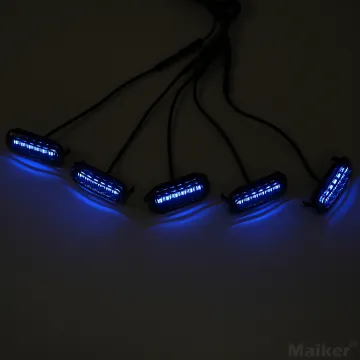 Maiker 2024 RGB Grille Lights for Jeep Wrangler JL/JT