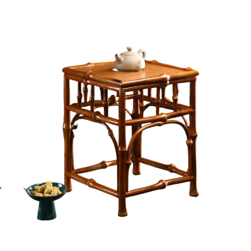 Exquisite Handmade Bamboo Square Stool for Balcony - Good Quality New Arrival