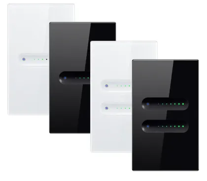 American Standard Voice-Controlled WiFi Dimmer Switch Tuya Smart Home Alexa Compatible Wall Touch Switch