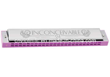 24hole Harmonica (LCSW24-15-pink)