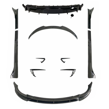 Front Splitter Side Skirt Rear Diffuser Kit for Tesla Model 3 2023 - CN;GUA